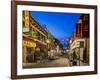 Look Down Grant Street in Chinatown at Dusk in San Francisco, California, Usa-Chuck Haney-Framed Photographic Print