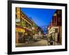 Look Down Grant Street in Chinatown at Dusk in San Francisco, California, Usa-Chuck Haney-Framed Photographic Print