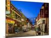 Look Down Grant Street in Chinatown at Dusk in San Francisco, California, Usa-Chuck Haney-Mounted Photographic Print