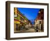 Look Down Grant Street in Chinatown at Dusk in San Francisco, California, Usa-Chuck Haney-Framed Photographic Print