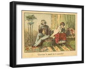 Look for the Cause of the Quarrel?-null-Framed Giclee Print