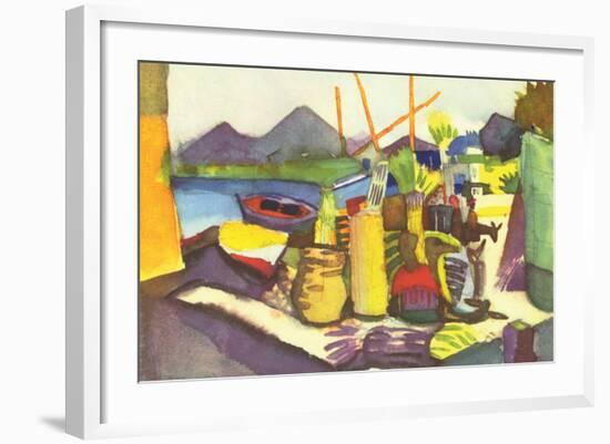 Look In a Lane-Auguste Macke-Framed Art Print