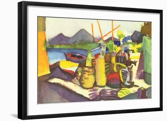 Look In a Lane-Auguste Macke-Framed Art Print