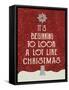 Look Like Xmas-Erin Clark-Framed Stretched Canvas