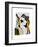 Look of Love Regency Badger and Hare Couple-Fab Funky-Framed Art Print