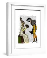 Look of Love Regency Badger and Hare Couple-Fab Funky-Framed Art Print