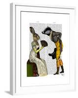 Look of Love Regency Badger and Hare Couple-Fab Funky-Framed Art Print