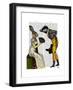 Look of Love Regency Badger and Hare Couple-Fab Funky-Framed Art Print