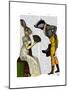 Look of Love Regency Badger and Hare Couple-Fab Funky-Mounted Art Print