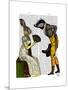 Look of Love Regency Badger and Hare Couple-Fab Funky-Mounted Art Print