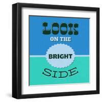 Look on the Bright Side 1-Lorand Okos-Framed Art Print