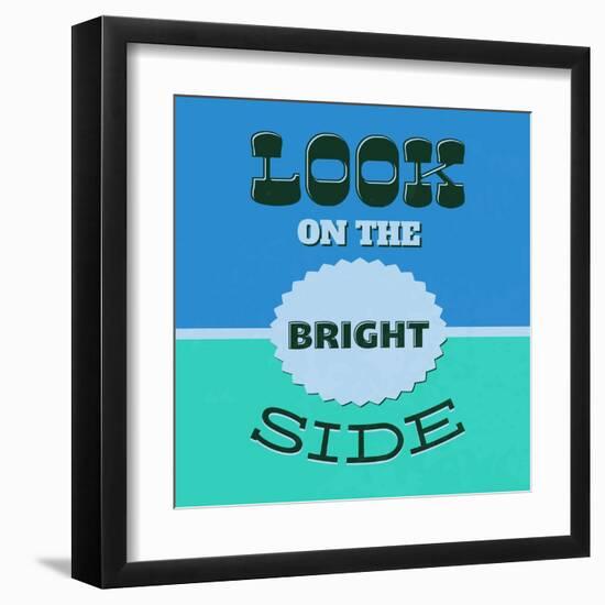 Look on the Bright Side 1-Lorand Okos-Framed Art Print