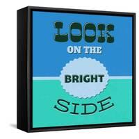 Look on the Bright Side 1-Lorand Okos-Framed Stretched Canvas