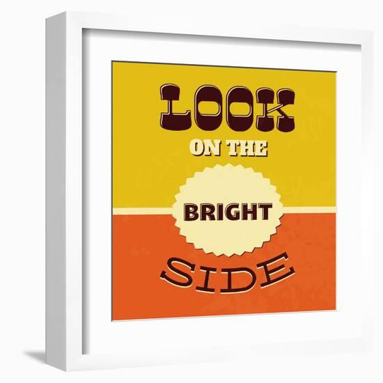 Look on the Bright Side-Lorand Okos-Framed Art Print