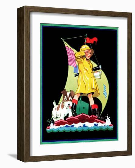 Look Out - Child Life-Keith Ward-Framed Premium Giclee Print