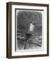 Look-Out Man from the Crow's- Nest During Wordenskjold's Arctic Expedition-?douard Riou-Framed Art Print