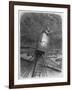 Look-Out Man from the Crow's- Nest During Wordenskjold's Arctic Expedition-?douard Riou-Framed Art Print