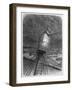 Look-Out Man from the Crow's- Nest During Wordenskjold's Arctic Expedition-?douard Riou-Framed Art Print