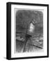 Look-Out Man from the Crow's- Nest During Wordenskjold's Arctic Expedition-?douard Riou-Framed Art Print