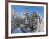 Look Out of Canopy Walkway of Visitor Center of National Park Bavarian Forest , Deep of Winter-Martin Zwick-Framed Photographic Print