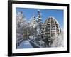 Look Out of Canopy Walkway of Visitor Center of National Park Bavarian Forest , Deep of Winter-Martin Zwick-Framed Photographic Print