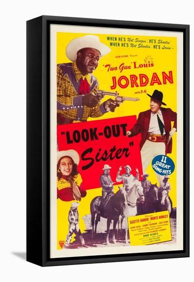 LOOK OUT SISTER, Suzette Harbin, Louis Jordan, 1947-null-Framed Stretched Canvas