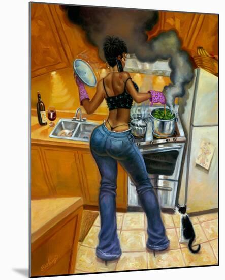 Lookin' Good Cookin'-Sterling Brown-Mounted Art Print