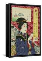 Looking a the New Photographic Technology-Toyohara-Framed Stretched Canvas