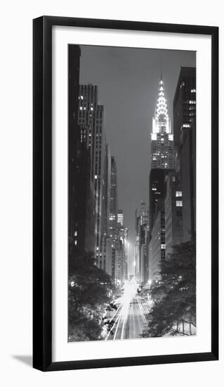 Looking Across 42nd Street-null-Framed Art Print