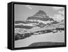 Looking Across Barren Land To Mountains From Logan Pass Glacier National Park Montana. 1933-1942-Ansel Adams-Framed Stretched Canvas