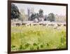 Looking across Christ Church Meadows, 1989-Lucy Willis-Framed Giclee Print