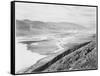 Looking Across Desert Toward Mountains "Death Valley National Monument" California. 1933-1942-Ansel Adams-Framed Stretched Canvas