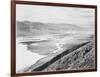 Looking Across Desert Toward Mountains "Death Valley National Monument" California. 1933-1942-Ansel Adams-Framed Art Print