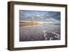 Looking across Embleton Bay Just after Sunrise Towards the Sunlit Sand Dunes-Lee Frost-Framed Photographic Print