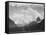 Looking Across Forest To Mountains And Clouds "In Glacier National Park" Montana. 1933-1942-Ansel Adams-Framed Stretched Canvas