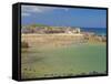 Looking across Harbour at St. Ives Towards Island or St. Ives Head, North Cornwall, England-Neale Clark-Framed Stretched Canvas