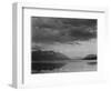 Looking Across Lake To Mountains And Clouds "Evening McDonald Lake Glacier NP" Montana 1933-1942-Ansel Adams-Framed Art Print