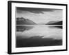 Looking Across Lake Toward Mts "Evening McDonald Lake Glacier National Park" Montana 1933-1942-Ansel Adams-Framed Art Print