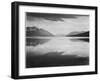 Looking Across Lake Toward Mts "Evening McDonald Lake Glacier National Park" Montana 1933-1942-Ansel Adams-Framed Art Print