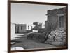 Looking Across Street Toward Houses "Acoma Pueblo. [NHL New Mexico]" 1933-1942-Ansel Adams-Framed Art Print