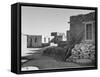 Looking Across Street Toward Houses "Acoma Pueblo. [NHL New Mexico]" 1933-1942-Ansel Adams-Framed Stretched Canvas