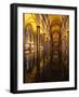 Looking across the Font of Salisbury Cathedral, Wiltshire, England, United Kingdom, Europe-Julian Elliott-Framed Photographic Print