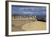 Looking across the Harbour at St. Ives at Low Tide Towards St. Ives Head, Cornwall, England-Simon Montgomery-Framed Photographic Print