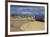 Looking across the Harbour at St. Ives at Low Tide Towards St. Ives Head, Cornwall, England-Simon Montgomery-Framed Photographic Print