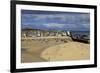 Looking across the Harbour at St. Ives at Low Tide Towards St. Ives Head, Cornwall, England-Simon Montgomery-Framed Photographic Print