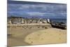 Looking across the Harbour at St. Ives at Low Tide Towards St. Ives Head, Cornwall, England-Simon Montgomery-Mounted Photographic Print