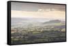 Looking across the Marshwood Vale from Pilsdon Pen, Dorset, England, United Kingdom, Europe-Julian Elliott-Framed Stretched Canvas