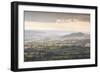 Looking across the Marshwood Vale from Pilsdon Pen, Dorset, England, United Kingdom, Europe-Julian Elliott-Framed Photographic Print