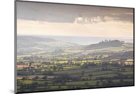 Looking across the Marshwood Vale from Pilsdon Pen, Dorset, England, United Kingdom, Europe-Julian Elliott-Mounted Photographic Print