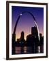 Looking Across the Mississippi River to St Louis, USA-Chuck Haney-Framed Premium Photographic Print